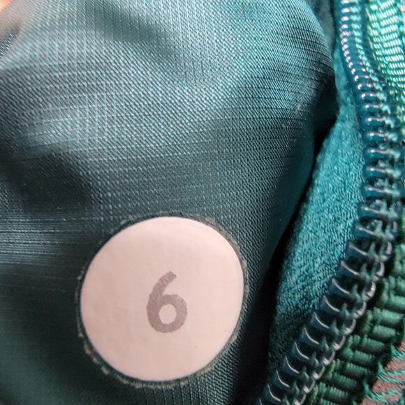 Lululemon Women's Forage Teal Down For A Run Slim Full-Zip Puffer Vest Size 6 - Picture 4 of 7